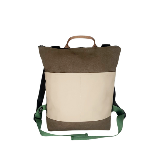 Mochila hecho a mano, artesanal sostenible, materiales ecológicos, algodón natural, eco-friendly, comprar online, Corte Inglés