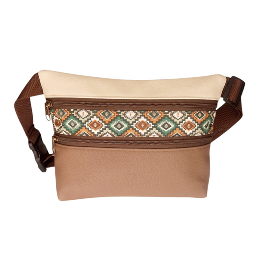 Riñonera hecho a mano, artesanal sostenible, materiales ecológicos, algodón natural, eco-friendly, comprar online, Corte Inglés